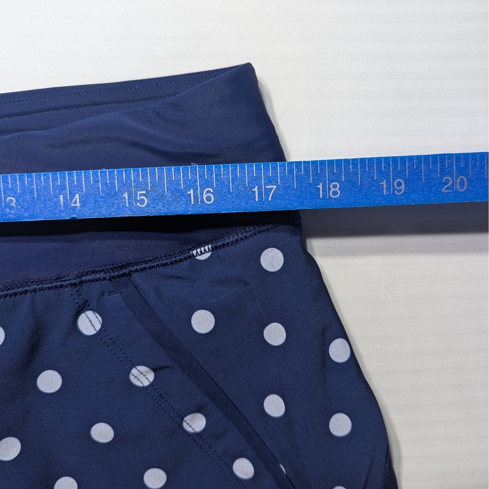 Lands End Polka Dot Swim Skirt Skort Modest Bathing Suit Bottom Y2K - Picture 5 of 6